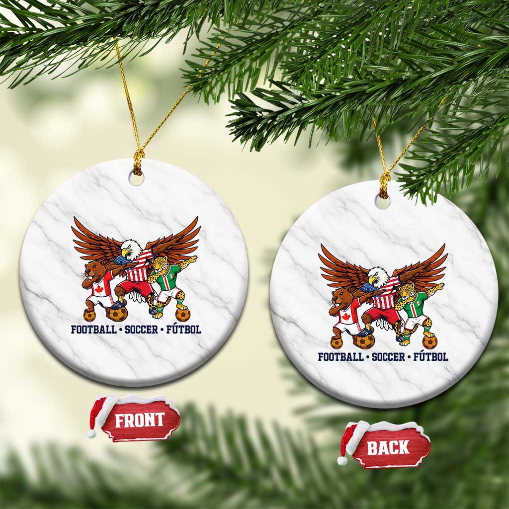 Eagle Jaguar Beaver 2026 Football Ceramic Ornament Supporters Gift Idea