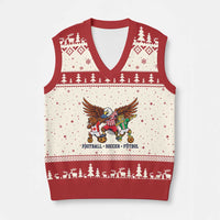 Eagle Jaguar Beaver 2026 Football V-Neck Knit Sweater Vest Supporters Gift Idea