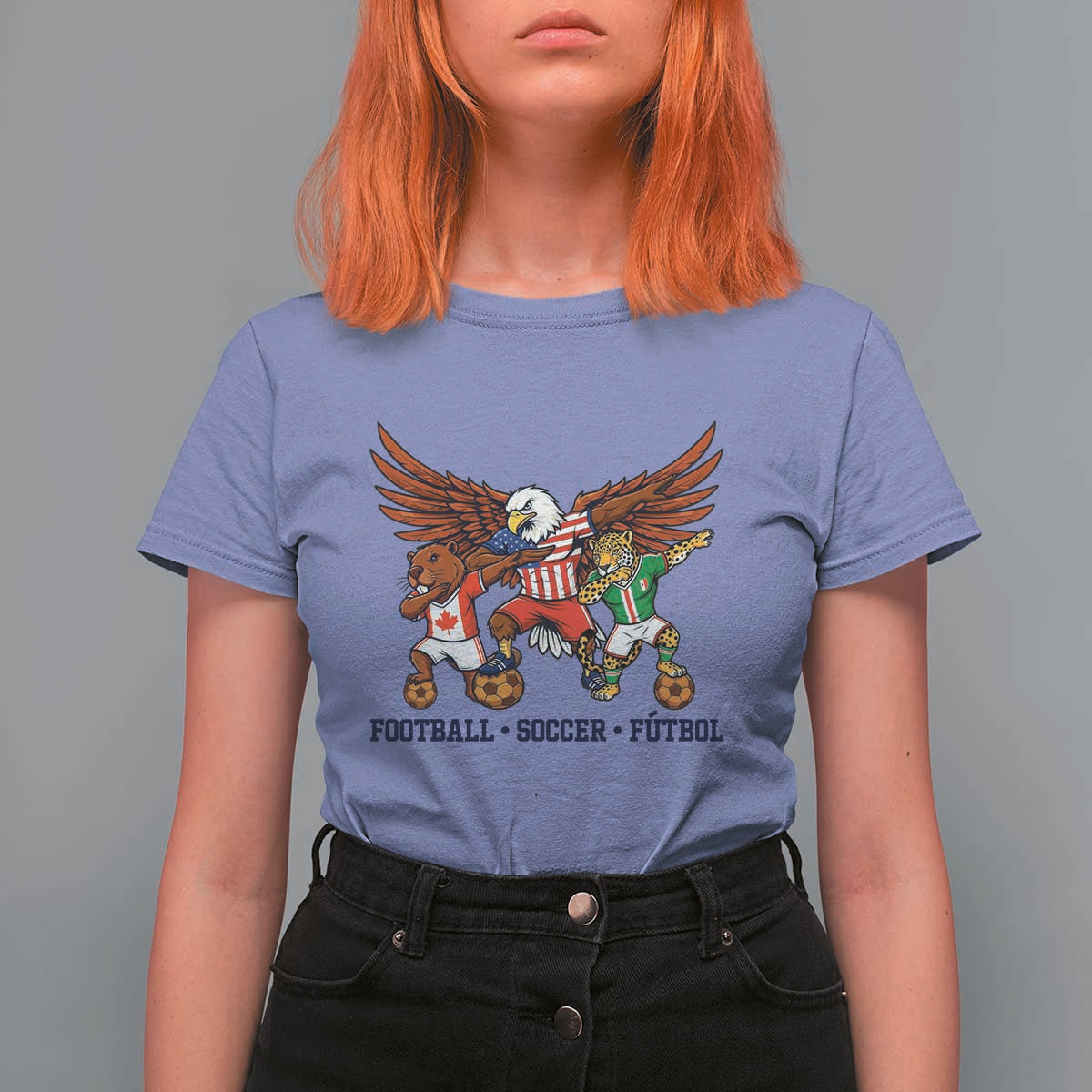 Eagle Jaguar Beaver 2026 Football T Shirt For Women Supporters Gift Idea