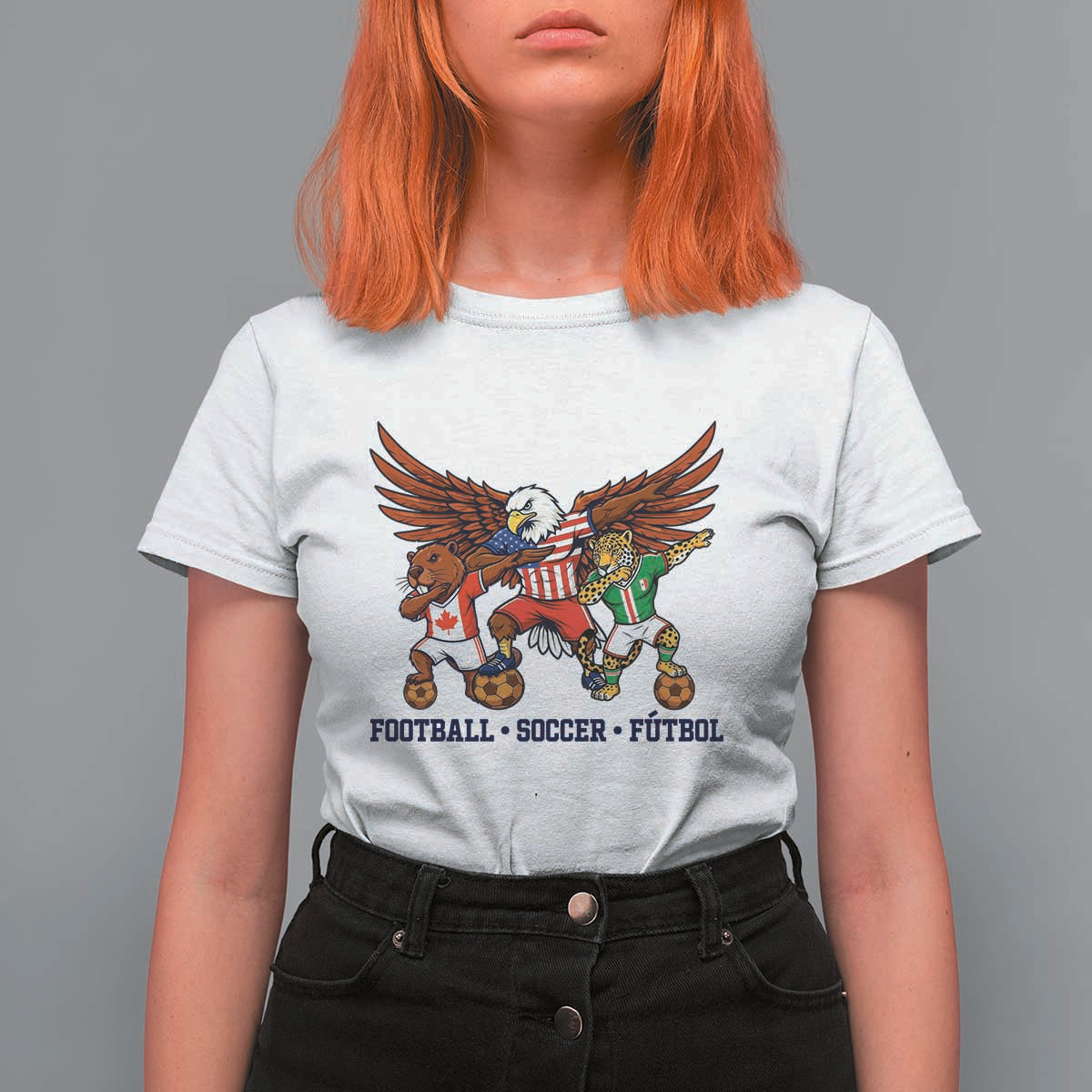 Eagle Jaguar Beaver 2026 Football T Shirt For Women Supporters Gift Idea