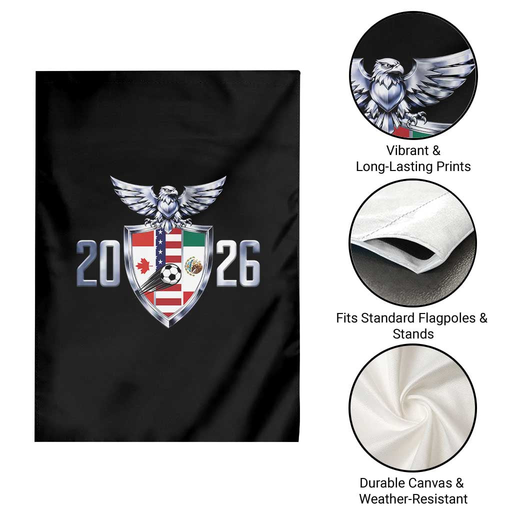 Canada Mexico USA Garden Flag International Soccer Lover Gift