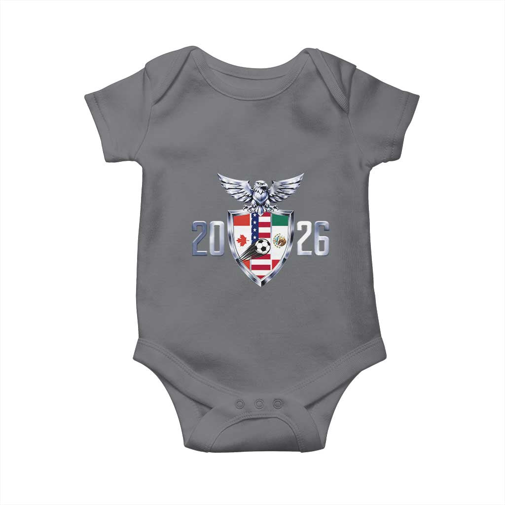 Canada Mexico USA Baby Onesie International Soccer Lover Gift