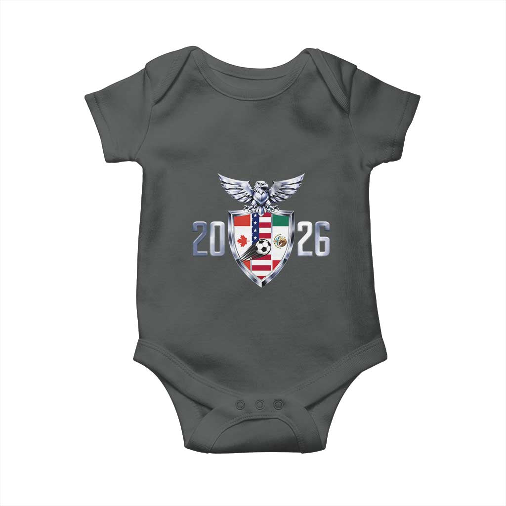 Canada Mexico USA Baby Onesie International Soccer Lover Gift