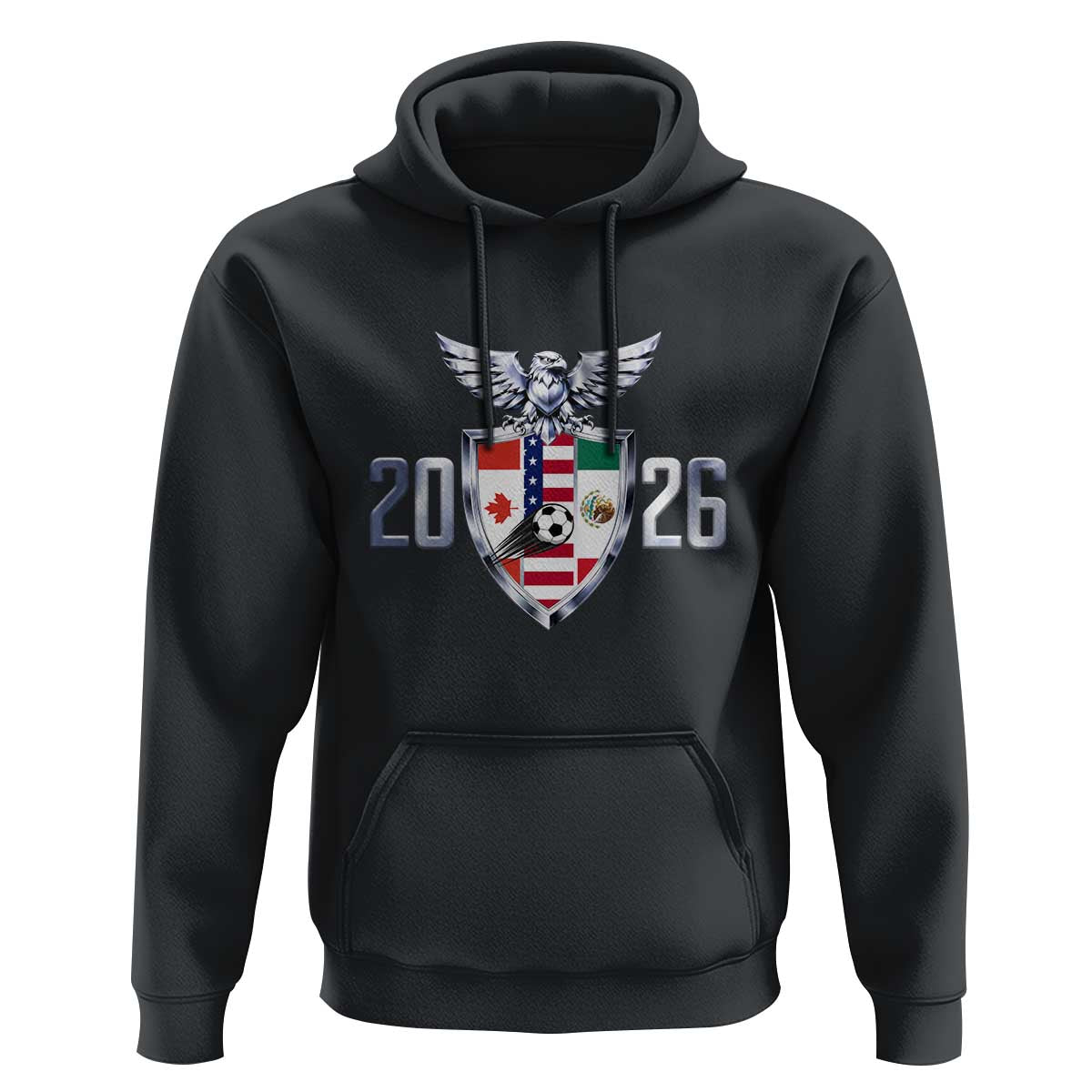 Canada Mexico USA Hoodie International Soccer Lover Gift