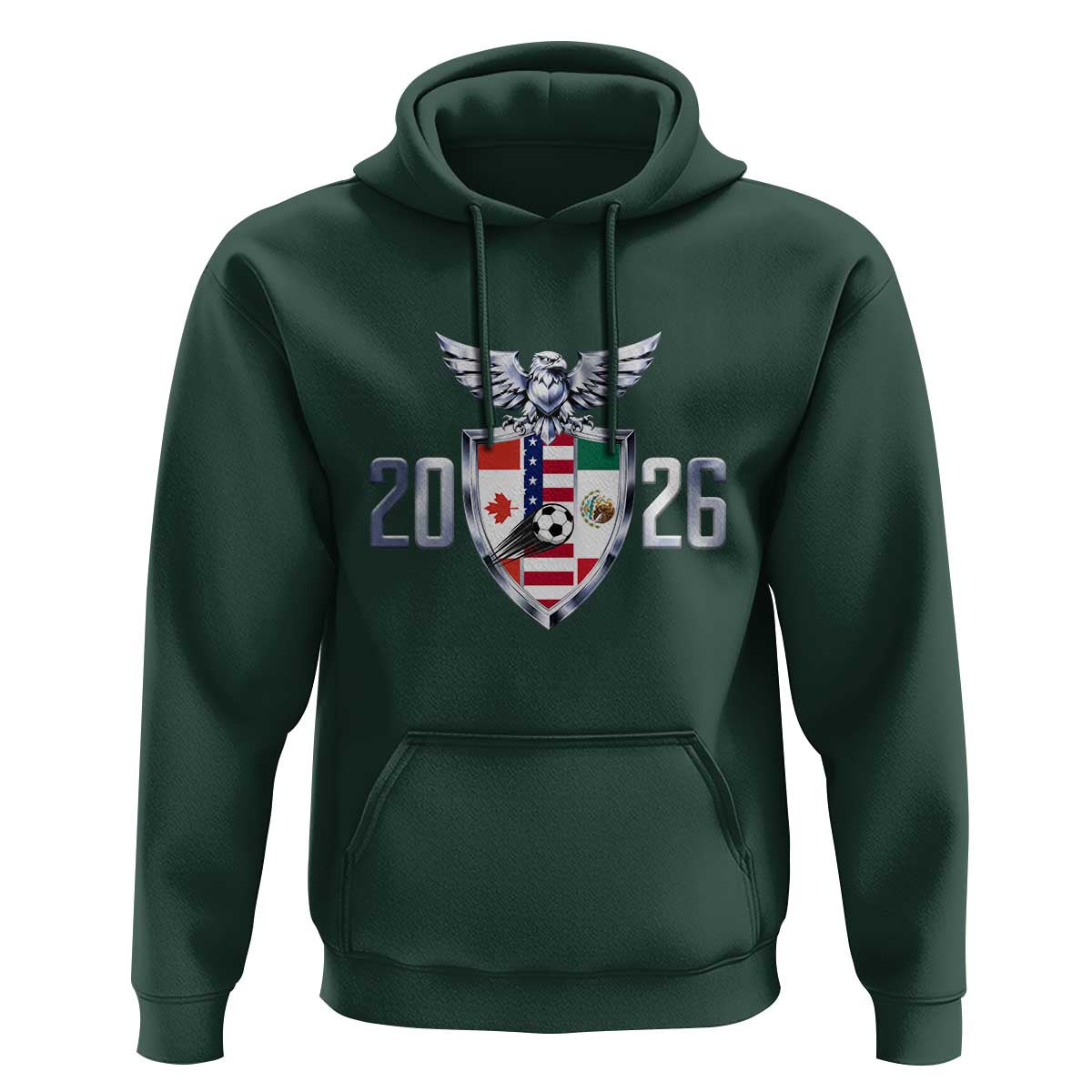 Canada Mexico USA Hoodie International Soccer Lover Gift