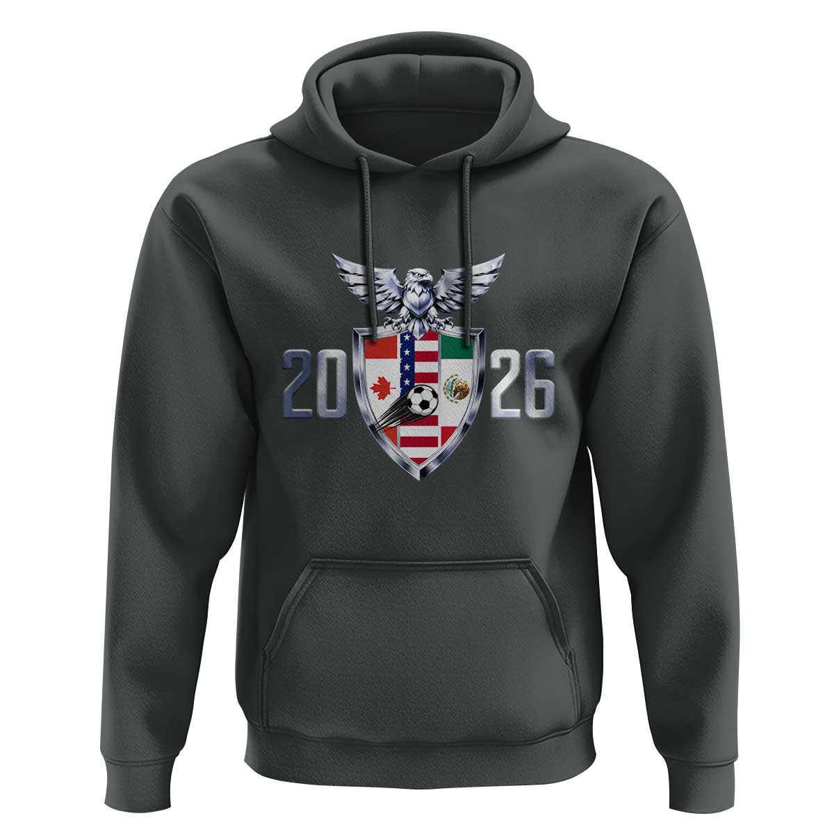 Canada Mexico USA Hoodie International Soccer Lover Gift