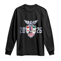 Canada Mexico USA Long Sleeve Shirt International Soccer Lover Gift