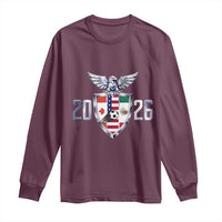 Canada Mexico USA Long Sleeve Shirt International Soccer Lover Gift