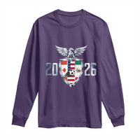 Canada Mexico USA Long Sleeve Shirt International Soccer Lover Gift