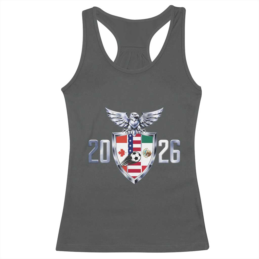 Canada Mexico USA Racerback Tank Top International Soccer Lover Gift