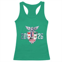 Canada Mexico USA Racerback Tank Top International Soccer Lover Gift