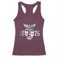 Canada Mexico USA Racerback Tank Top International Soccer Lover Gift