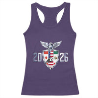 Canada Mexico USA Racerback Tank Top International Soccer Lover Gift