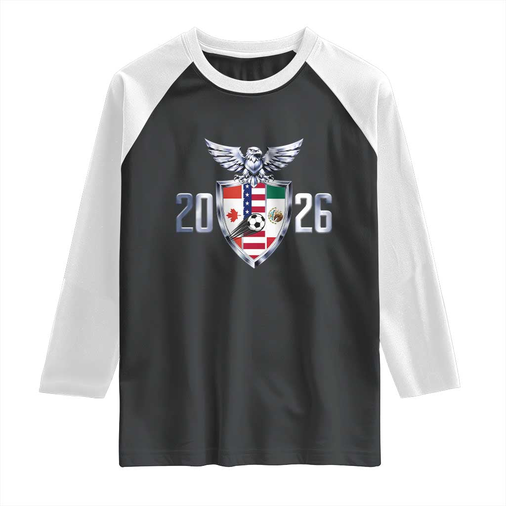 Canada Mexico USA Raglan Shirt International Soccer Lover Gift