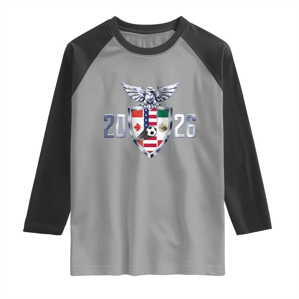 Canada Mexico USA Raglan Shirt International Soccer Lover Gift