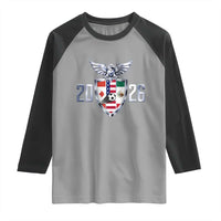 Canada Mexico USA Raglan Shirt International Soccer Lover Gift