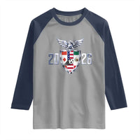 Canada Mexico USA Raglan Shirt International Soccer Lover Gift