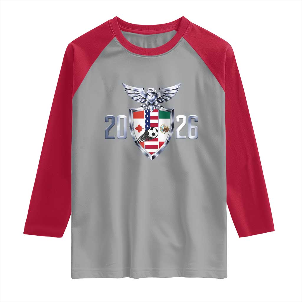 Canada Mexico USA Raglan Shirt International Soccer Lover Gift