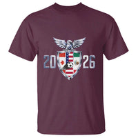 Canada Mexico USA T Shirt International Soccer Lover Gift