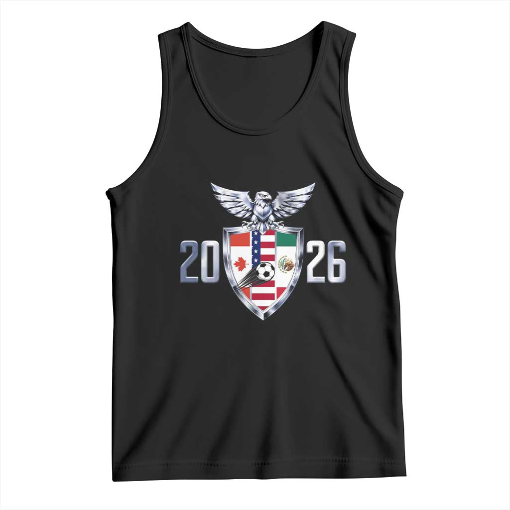 Canada Mexico USA Tank Top International Soccer Lover Gift