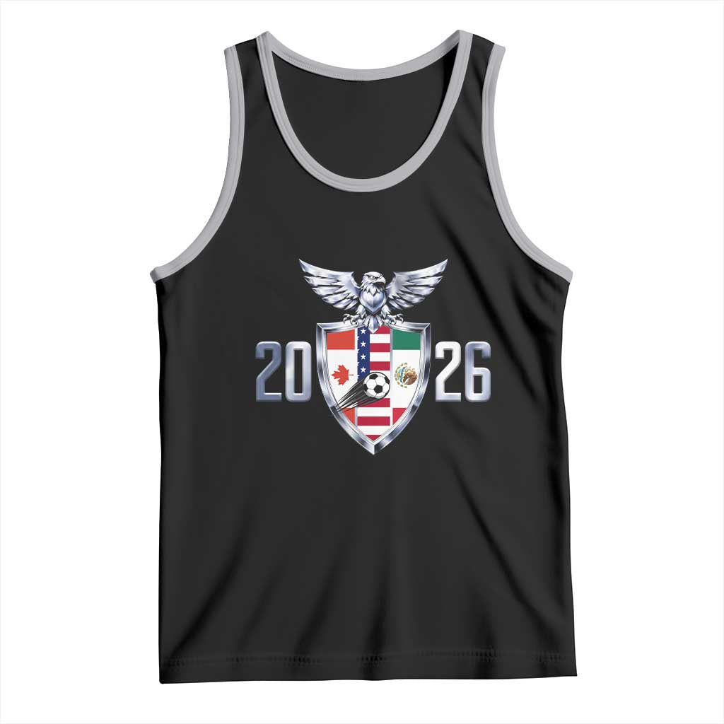 Canada Mexico USA Tank Top International Soccer Lover Gift