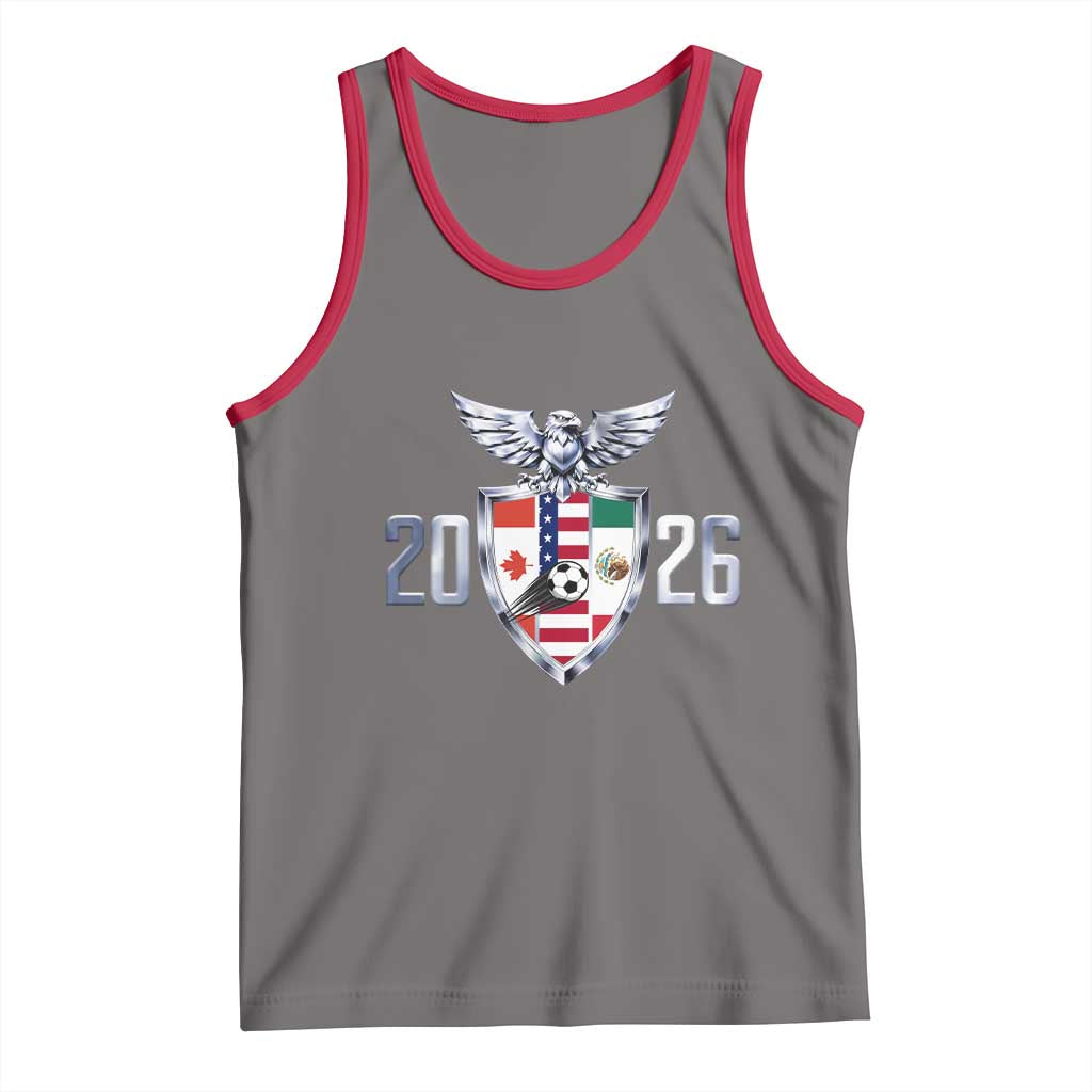 Canada Mexico USA Tank Top International Soccer Lover Gift