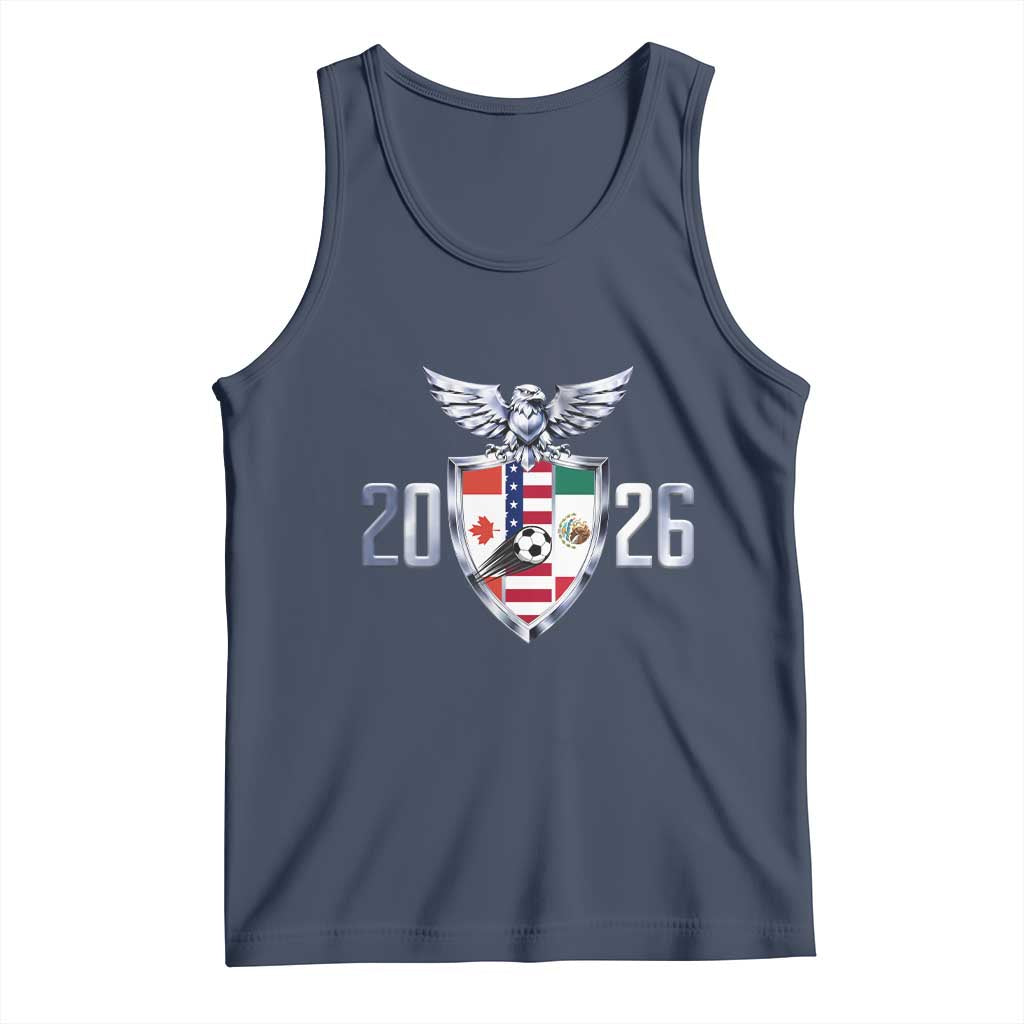 Canada Mexico USA Tank Top International Soccer Lover Gift