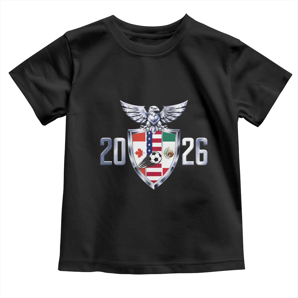 Canada Mexico USA Toddler T Shirt International Soccer Lover Gift