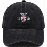 Canada Mexico USA Washed Cotton Baseball Cap International Soccer Lover Gift