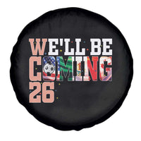 We Will Be Coming 26 Spare Tire Cover USA Mexico Canada Football Supporters Gift