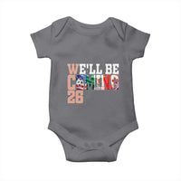 We Will Be Coming 26 Baby Onesie USA Mexico Canada Football Supporters Gift