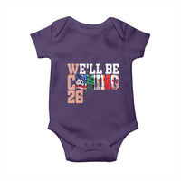 We Will Be Coming 26 Baby Onesie USA Mexico Canada Football Supporters Gift