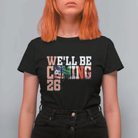 We Will Be Coming 26 T Shirt For Women USA Mexico Canada Football Supporters Gift