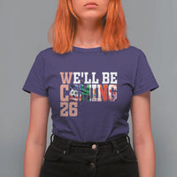We Will Be Coming 26 T Shirt For Women USA Mexico Canada Football Supporters Gift