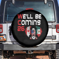 Glitched North America Eagle Soccer Spare Tire Cover We Will Be Coming 26