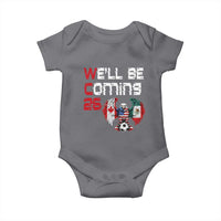 Glitched North America Eagle Soccer Baby Onesie We Will Be Coming 26