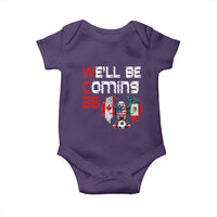 Glitched North America Eagle Soccer Baby Onesie We Will Be Coming 26