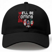 Glitched North America Eagle Soccer Baseball Cap We Will Be Coming 26