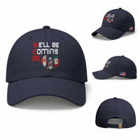 Glitched North America Eagle Soccer Baseball Cap We Will Be Coming 26