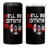 Glitched North America Eagle Soccer 4 in 1 Can Cooler Tumbler We Will Be Coming 26