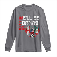 Glitched North America Eagle Soccer Long Sleeve Shirt We Will Be Coming 26