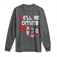 Glitched North America Eagle Soccer Long Sleeve Shirt We Will Be Coming 26