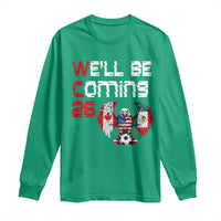Glitched North America Eagle Soccer Long Sleeve Shirt We Will Be Coming 26