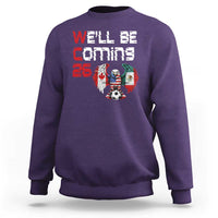 Glitched North America Eagle Soccer Sweatshirt We Will Be Coming 26