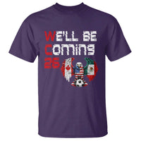 Glitched North America Eagle Soccer T Shirt We Will Be Coming 26