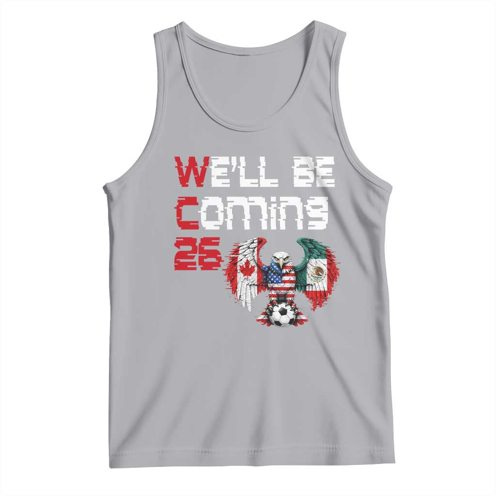 Glitched North America Eagle Soccer Tank Top We Will Be Coming 26