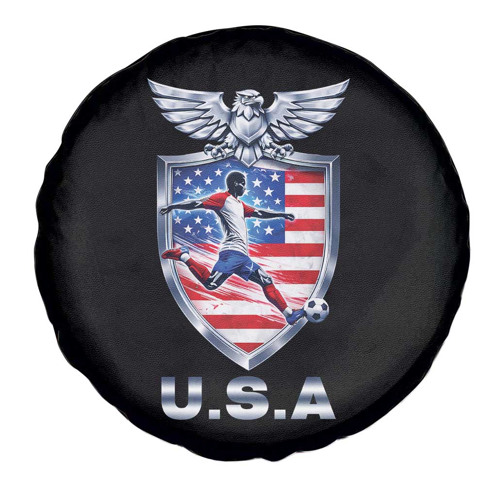 USA 2026 Soccer Player Spare Tire Cover United States Team Pride