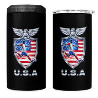 USA 2026 Soccer Player 4 in 1 Can Cooler Tumbler United States Team Pride