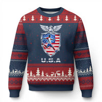 USA 2026 Soccer Player Ugly Christmas Sweater United States Team Pride