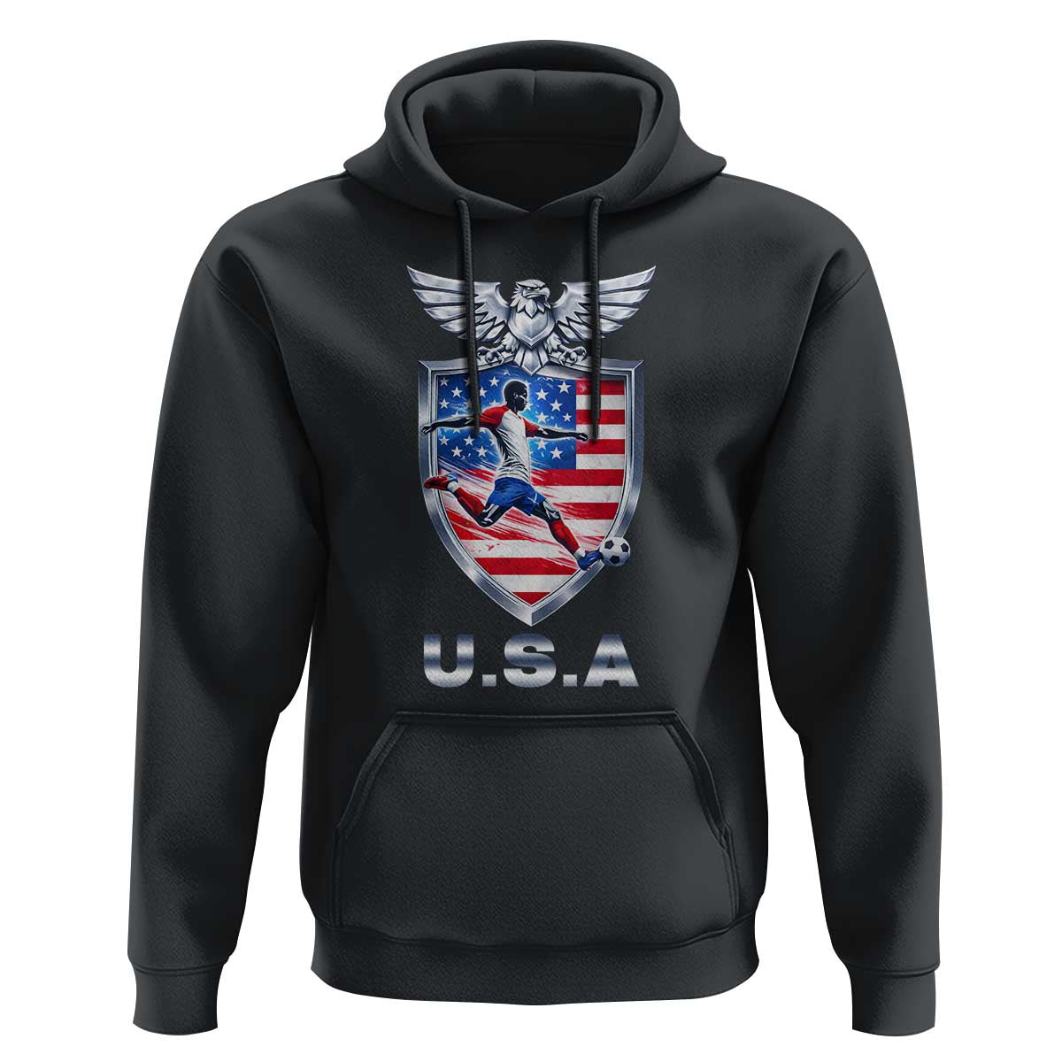 USA 2026 Soccer Player Hoodie United States Team Pride